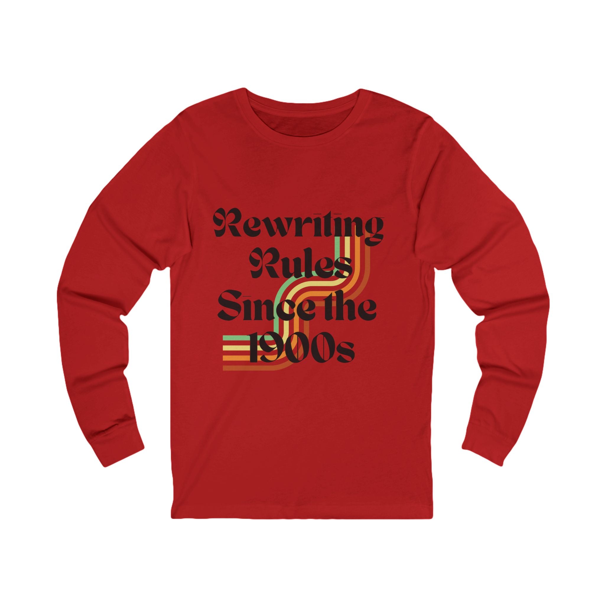 Rewriting Rules Since the 1990s, Unisex Long Sleeve Tee -Retro Fashion, Gift for Trendsetters, Casual Wear, Vintage Style