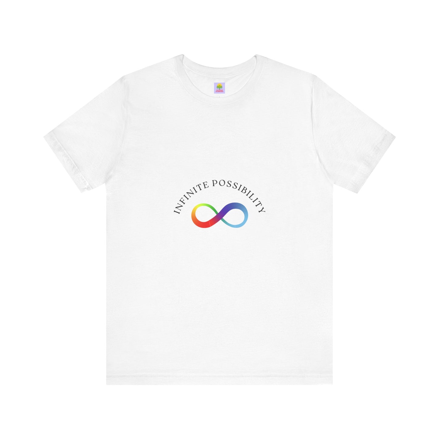 Colorful Infinite Possibility Tee, LGBTQ Pride Shirt, Inspirational Gift, Gender-Neutral Top, Positive Affirmation T-Shirt