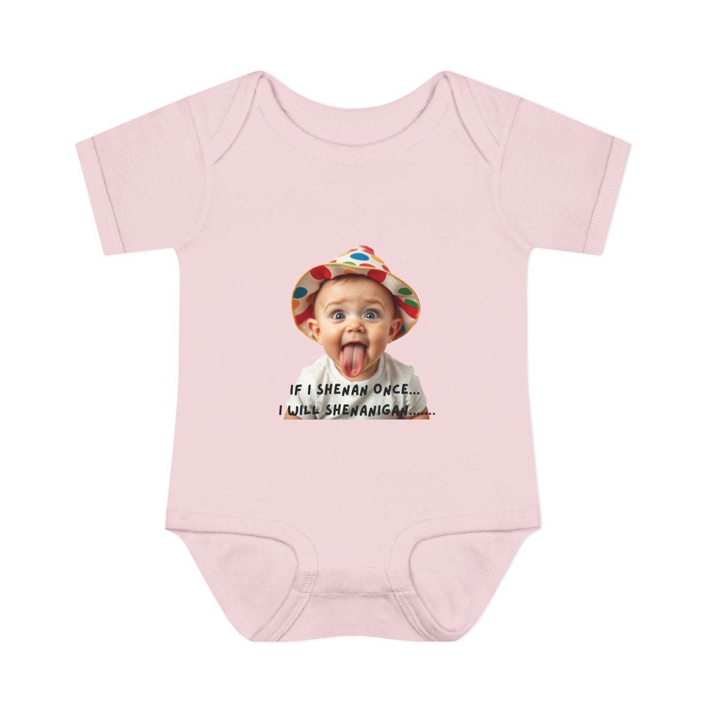 Humorous Infant Bodysuit - "If I Shenan Once, I Will Shenanigan!" Baby Outfit, Newborn Gift, Funny Baby Clothes, Cute Shower [...]