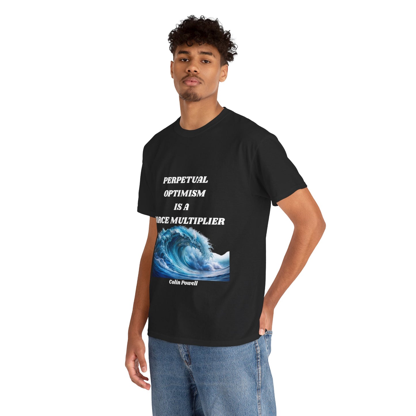 Perpetual Optimism Graphic Tee, Inspirational T-Shirt for Positive Mindset, Motivational Apparel, Gift for Friends, Life Affirmation Wear