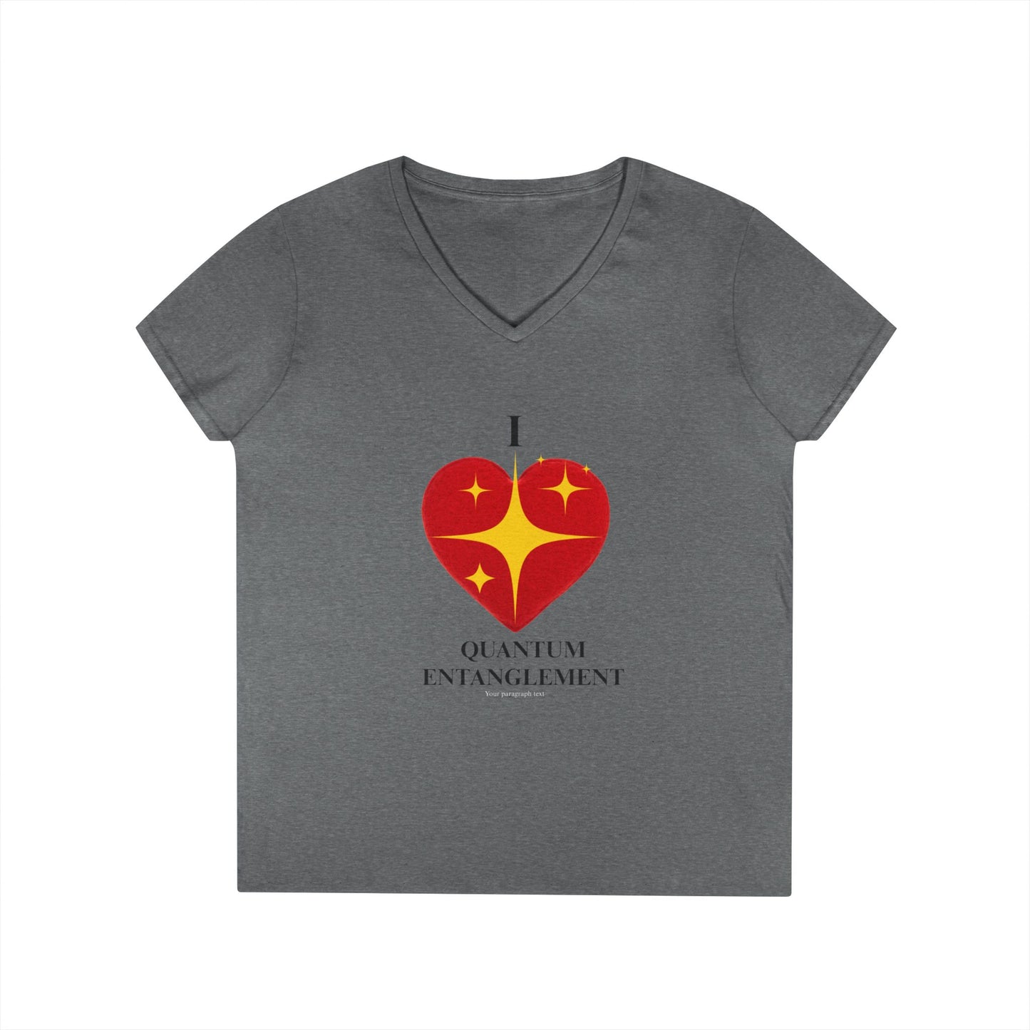 I Heart Quantum Entanglement Ladies' V-Neck T-Shirt, Science Gift, Geek Chic Tee, Physics Enthusiast Shirt, STEM Apparel, Science [...]