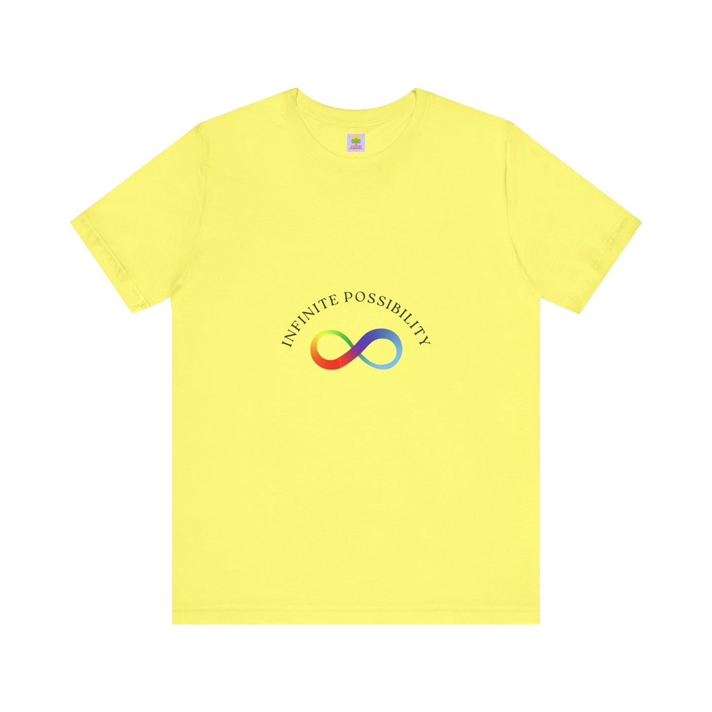 Colorful Infinite Possibility Tee, LGBTQ Pride Shirt, Inspirational Gift, Gender-Neutral Top, Positive Affirmation T-Shirt