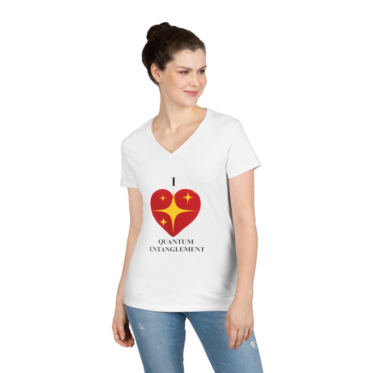 I Heart Quantum Entanglement Ladies' V-Neck T-Shirt, Science Gift, Geek Chic Tee, Physics Enthusiast Shirt, STEM Apparel, Science [...]