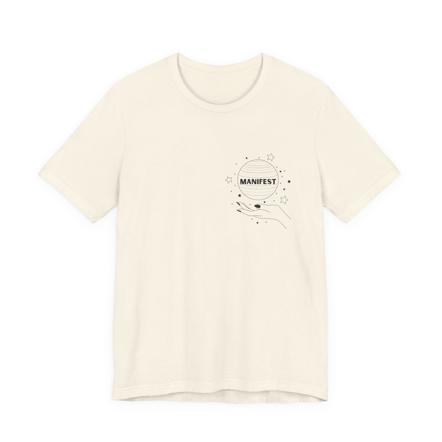 Manifest Short Sleeve Tee - Unisex, Inspirational Clothing, Gift for Dreamers, Positive Vibes, Casual Wear